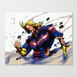 AllMight, The last fight Canvas Print