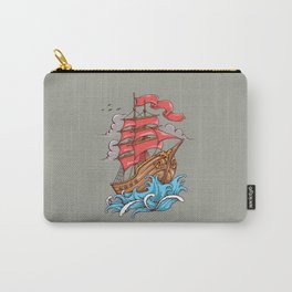 Sailing Ship Carry-All Pouch