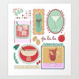 Holiday Spirits Art Print