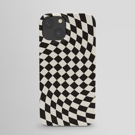 Black&White Checker iPhone Case