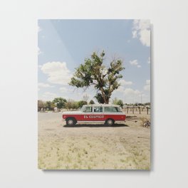 The El Cosmico Metal Print | Photo, Texas, Nature, Clouds, Vehicle, Outdoors, Bohemian, Camping, Marfa, Tree 