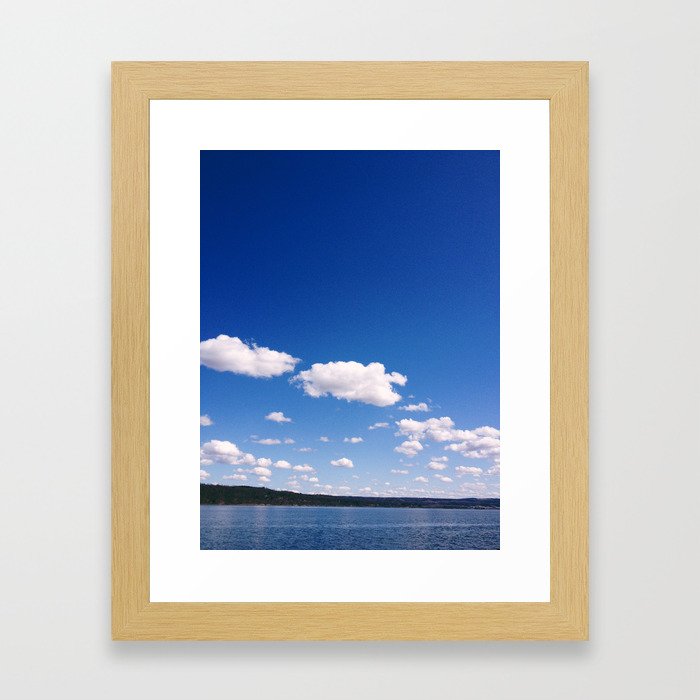 Lake Cayuga, NY Framed Art Print