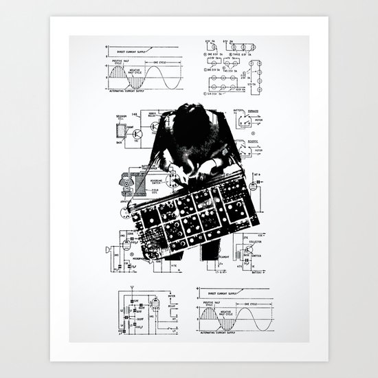 Synth Art Print