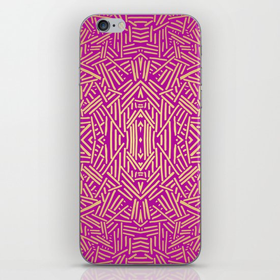 Radiate (Yellow/Ochre Raspberry) iPhone & iPod Skin