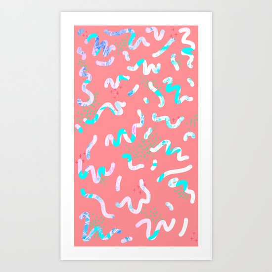 Squiggle 2 Art Print