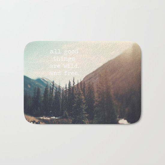 Wild and Free Bath Mat