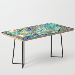 Gold Abalone Pearl Shell Coffee Table