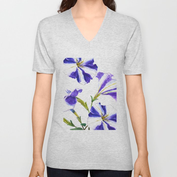 petunia V Neck T Shirt
