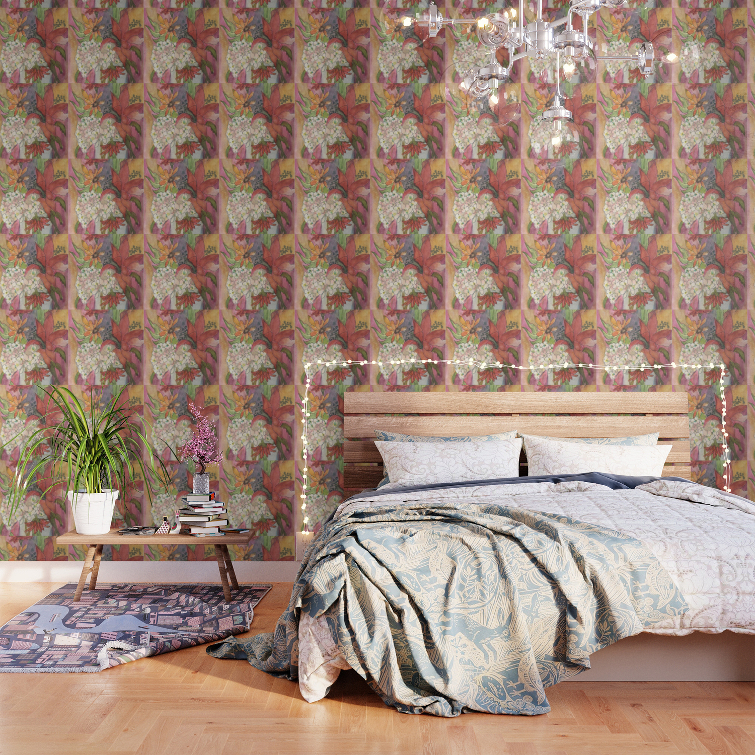 Fall Flower Bouquet Wallpaper By Bellefleurist Society6