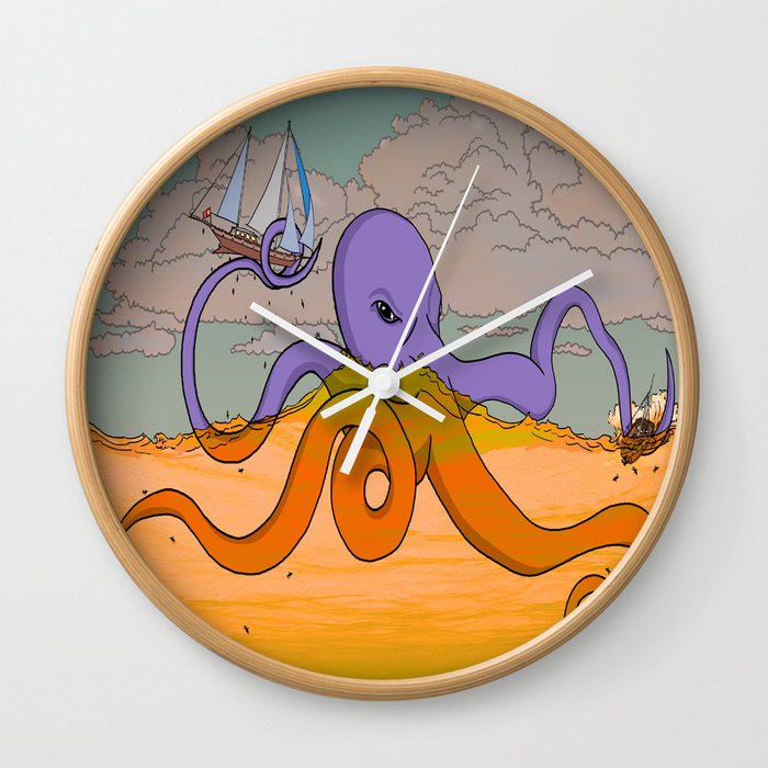 Kraken Wall Clock