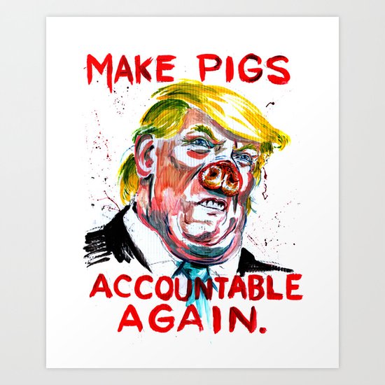 POTUS 45 Art Print