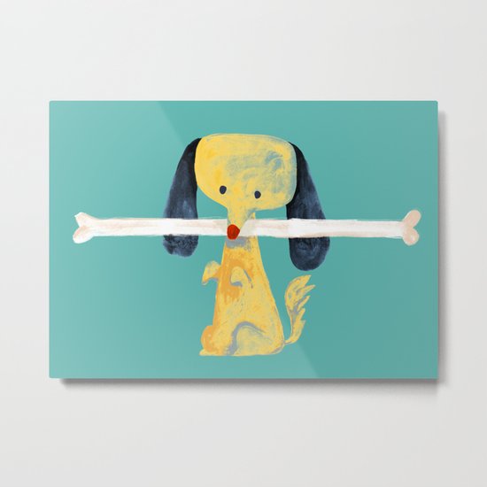 Lucky dog Metal Print