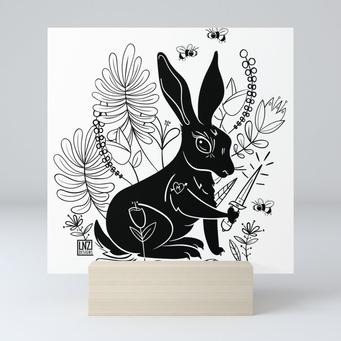 Killer Rabbit Mini Art Print