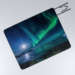 Aurora Borealis Picnic Blanket
