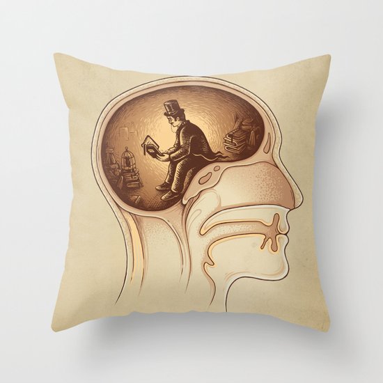 Mind Reader Throw Pillow