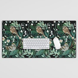 Lily of The Valley Desk Mat