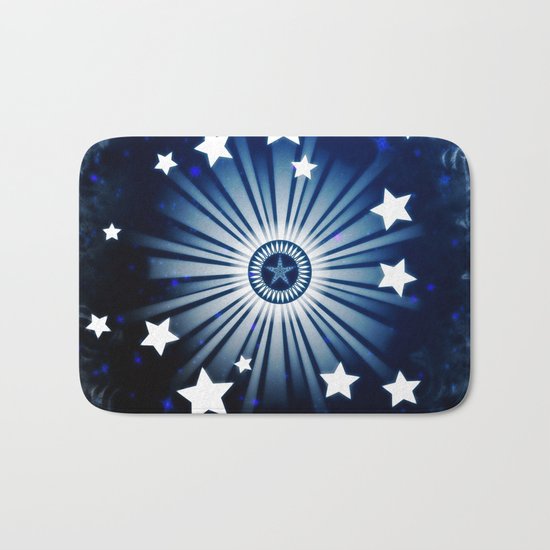 Evening Starburst Bath Mat