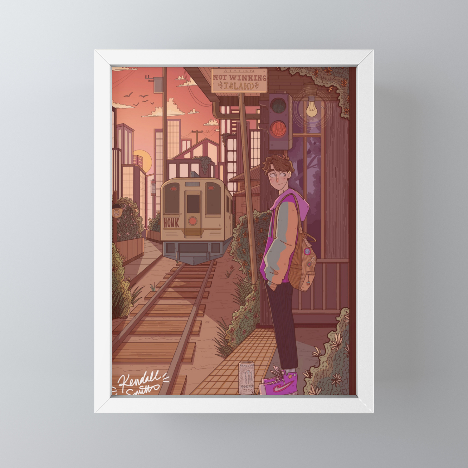 Karl Jacobs Kendall Smith Framed Mini Art Print By Miiwiii Society6 Follow the vibe and change your wallpaper every day! karl jacobs kendall smith framed mini art print by miiwiii