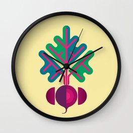 Vegetable: Beetroot Wall Clock
