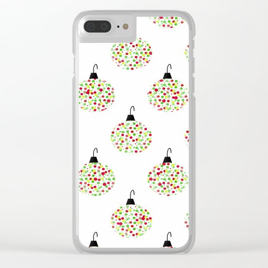 Deck the Tree Clear iPhone Case