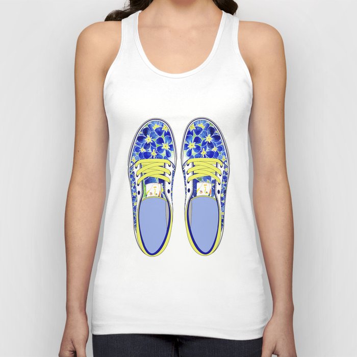 shoe design for t-shirt Tank Top