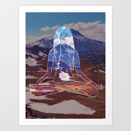 Mountain Meditation  Art Print