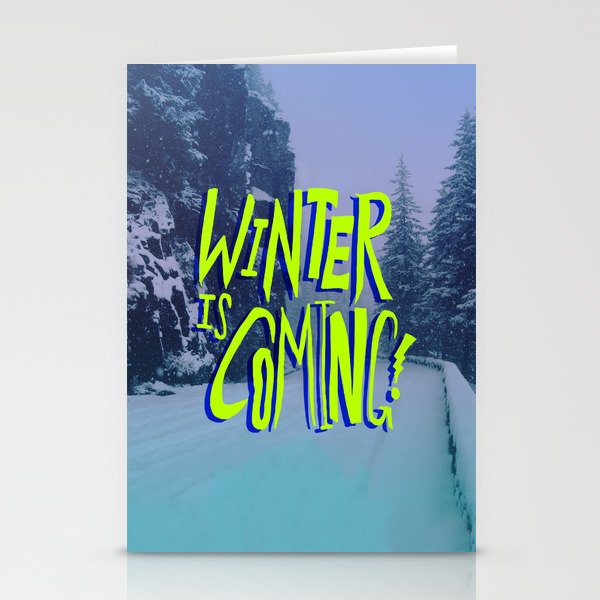 Winter is Coming Stationery Cards