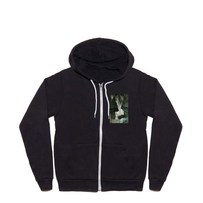 Pine Forest Clearing Full Zip Hoodie