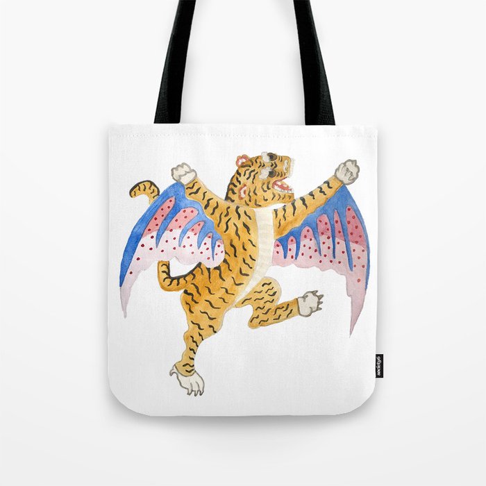 flying tiger tote bag