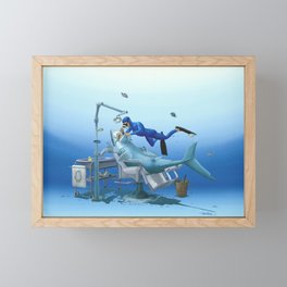 CARIE PROFONDE - DEEP DENTAL DECAY by Pascal Framed Mini Art Print