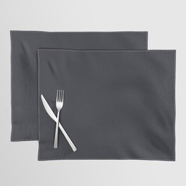 NIGHT SKY color. Deep Navy solid color Placemat