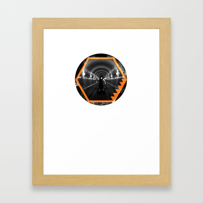 Trapped In Abstract Framed Art Print