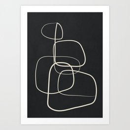 Abstract Lines 01 Art Print