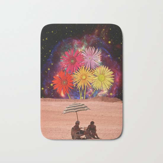 Flower sunrise Bath Mat