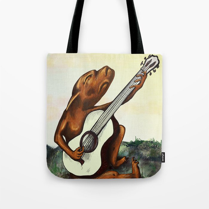 Dog Gone Guitar Tote Bag