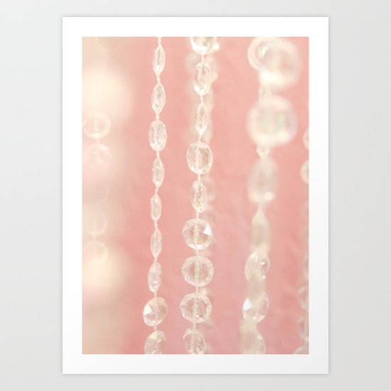 Pink Sparkles Art Print