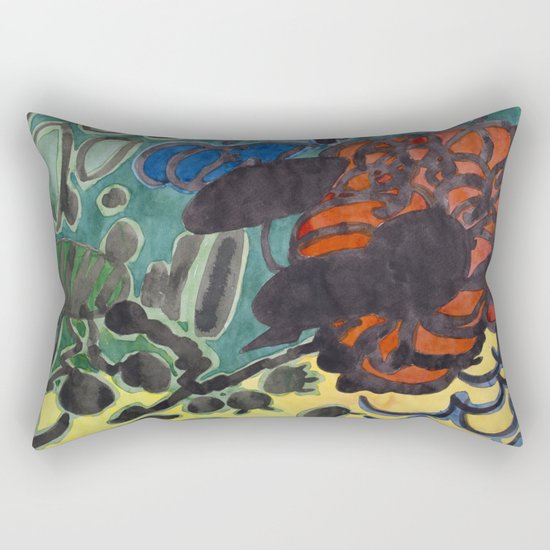 Underwater Beauty Rectangular Pillow