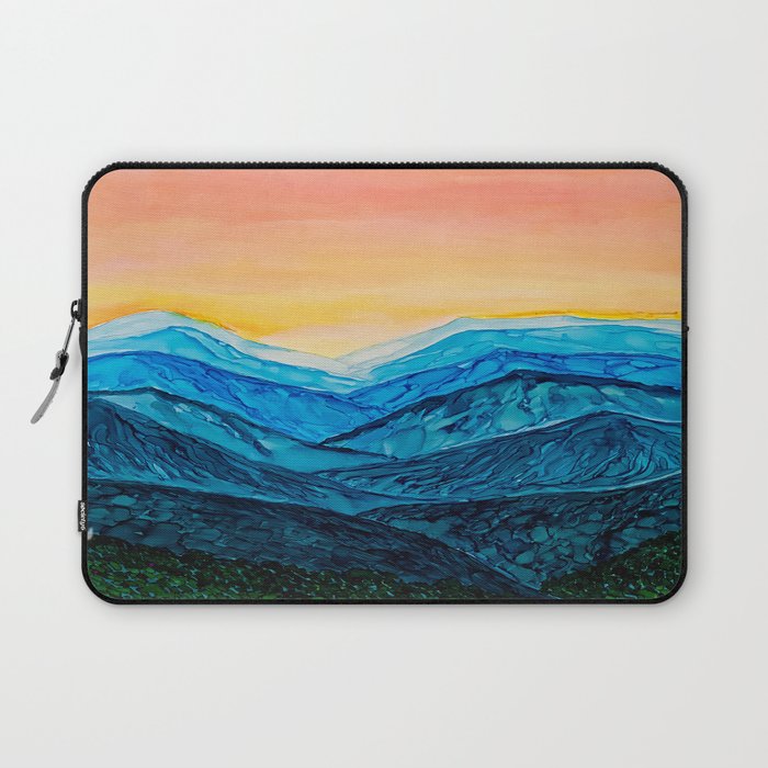 Blue Ridge Mountain Sunset Laptop Sleeve