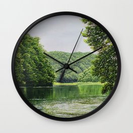 Serene lake Wall Clock