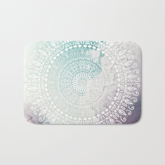 RAINBOW CHIC MANDALA Bath Mat