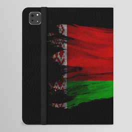 Belarus flag brush stroke, national flag iPad Folio Case