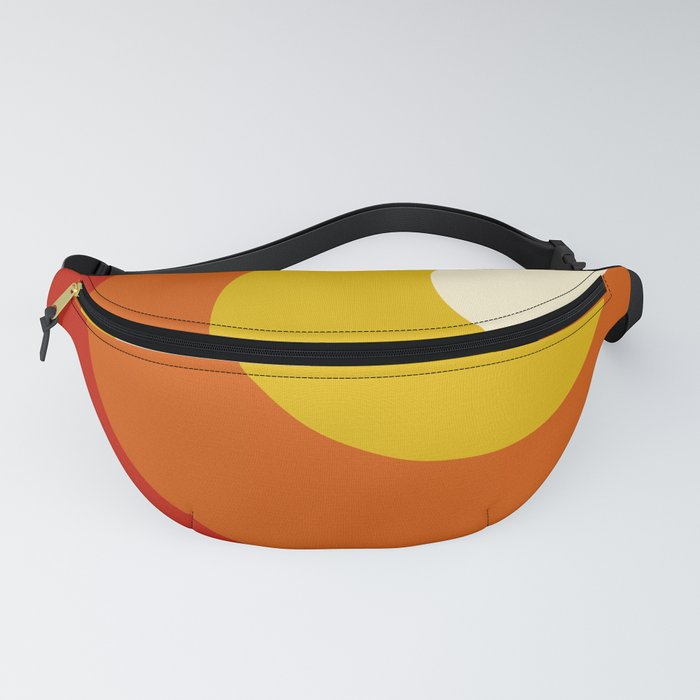 Ceridwen - Classic Colorful Abstract Minimal Retro 70s Style Dots Design Fanny Pack