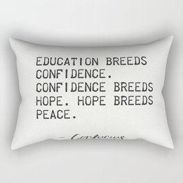 Education - Confucius Rectangular Pillow