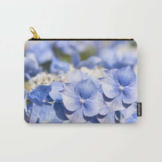 Blue hydrangea- Flower Floral Carry-All Pouch