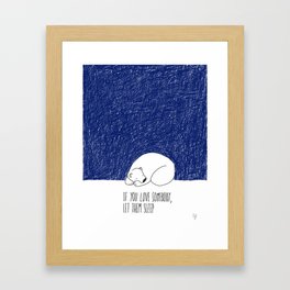 Sleep Framed Art Print