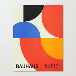 BAUHAUS 02: Exhibition 1923 | Mid Century Series  Canvas Print