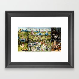 The Garden of Earthly Delights by Hieronymus Bosch Framed Art Print