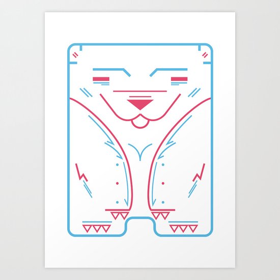 Teddy Art Print