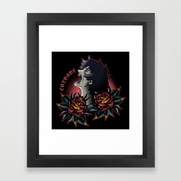 Devilman Crybaby Flash Framed Art Print