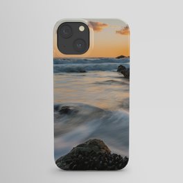 Sunset Over The Rocky Tide iPhone Case